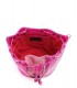 AMBER sac cuir python electric pink SISTA PARIS