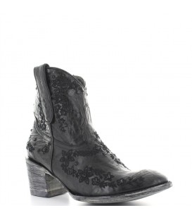 BOOTS SOSEY ZIPPER BLACK MEXICANA