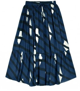 ESMERALDA bleu noir jupe BAKKER