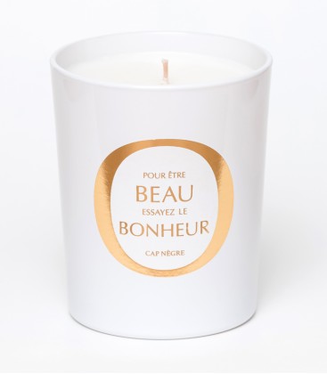 CAP NEGRE bougie parfumée 200g BEAU BONHEUR MAISON Le Lavandou