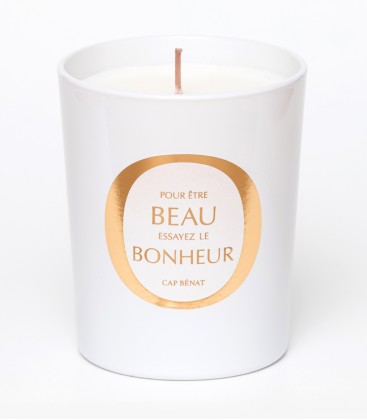 CAP BENAT bougie parfumée 200g BEAU BONHEUR MAISON Le Lavandou