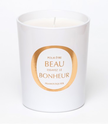 PRAMOUSQUIER bougie parfumée 200g BEAU BONHEUR MAISON Le Lavandou