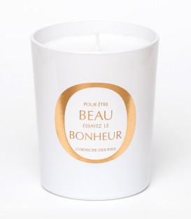 CORNICHE DES PINS bougie parfumée 200g BEAU BONHEUR MAISON Le Lavandou