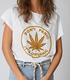 T-SHIRT BLANC ORGANIC FIVE JEANS