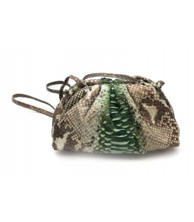 BABY UNIQ sac cuir python army SISTA PARIS