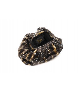 UNIQ sac cuir python stellar gold SISTA PARIS