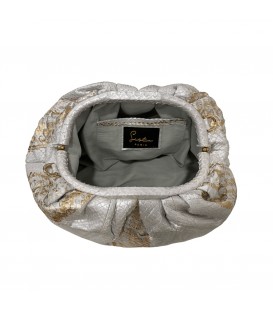 UNIQ sac cuir python snow gold SISTA PARIS