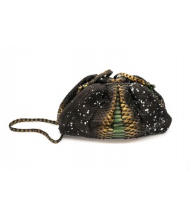 BABY UNIQ sac cuir python stellar green SISTA