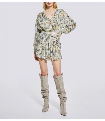 DENIZ robe green multico IRO PARIS