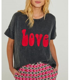 T-SHIRT love acid grey FIVE JEANS